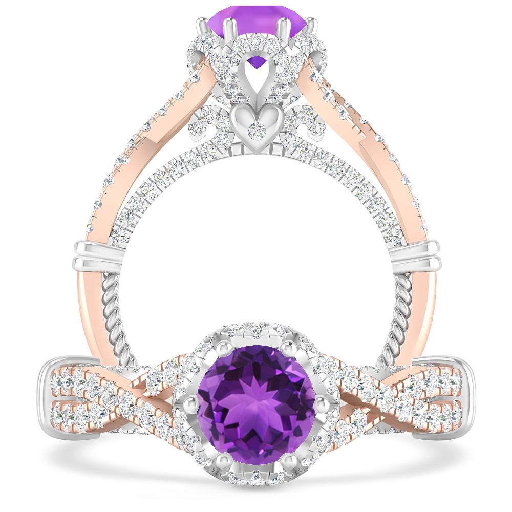 Rose Gold - Amethyst