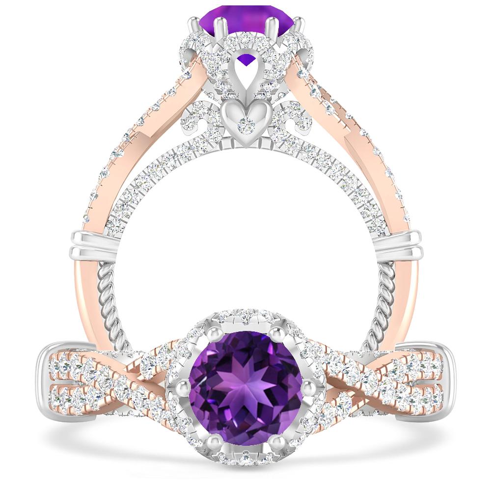 Rose Gold - Amethyst