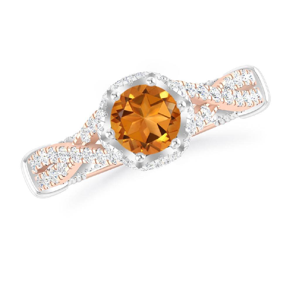 Rose Gold - Citrine