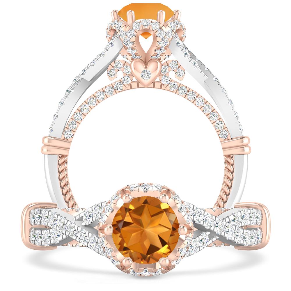 White Gold - Citrine