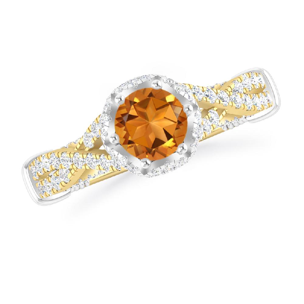 Yellow Gold - Citrine