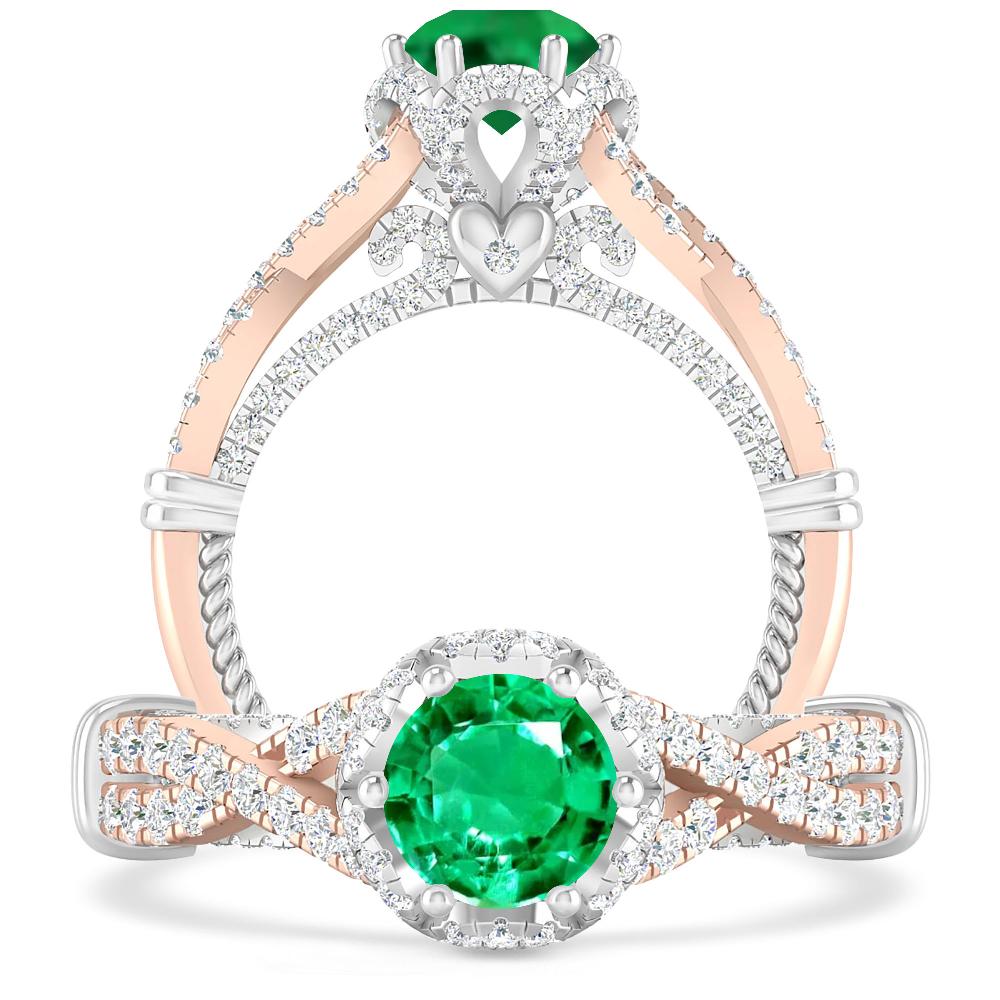 Rose Gold - Emerald