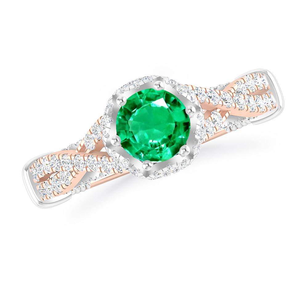 Rose Gold - Emerald