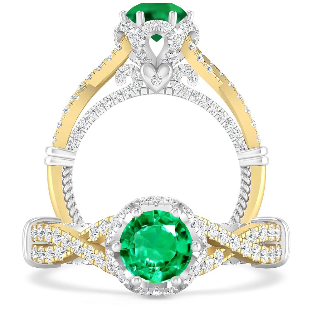 Yellow Gold - Emerald