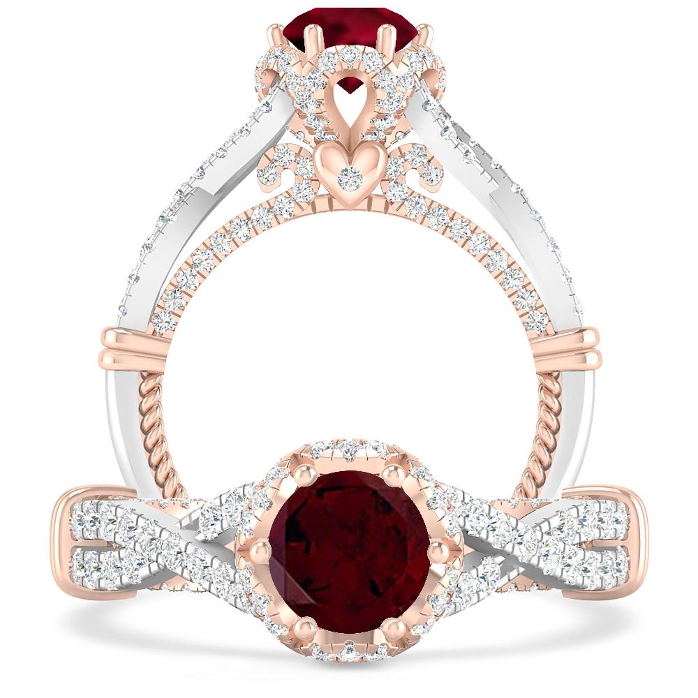 White Gold - Garnet