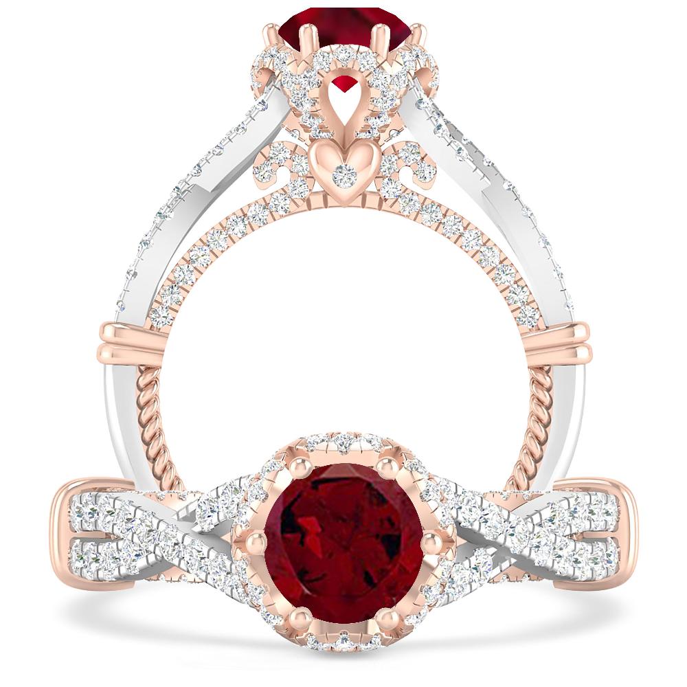 White Gold - Garnet