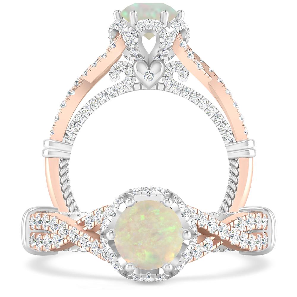 Rose Gold - Opal