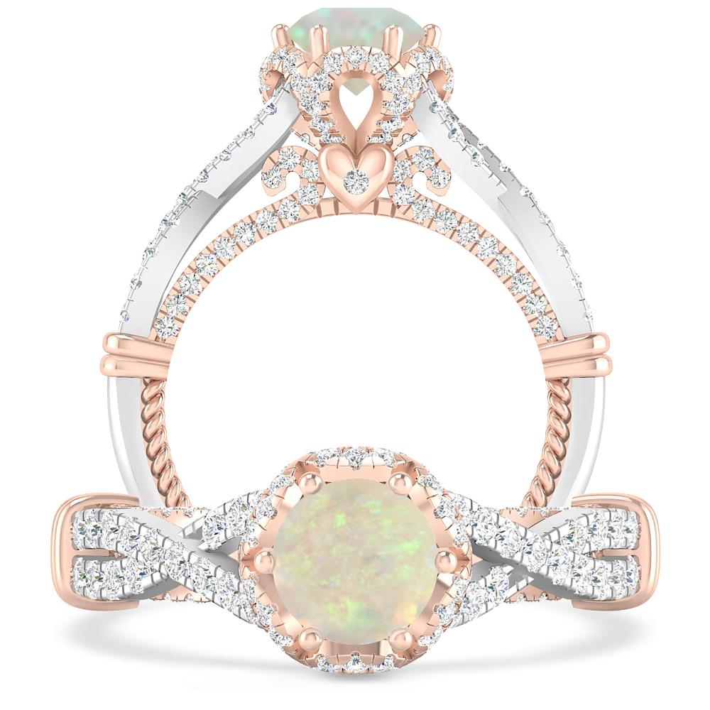White Gold - Opal