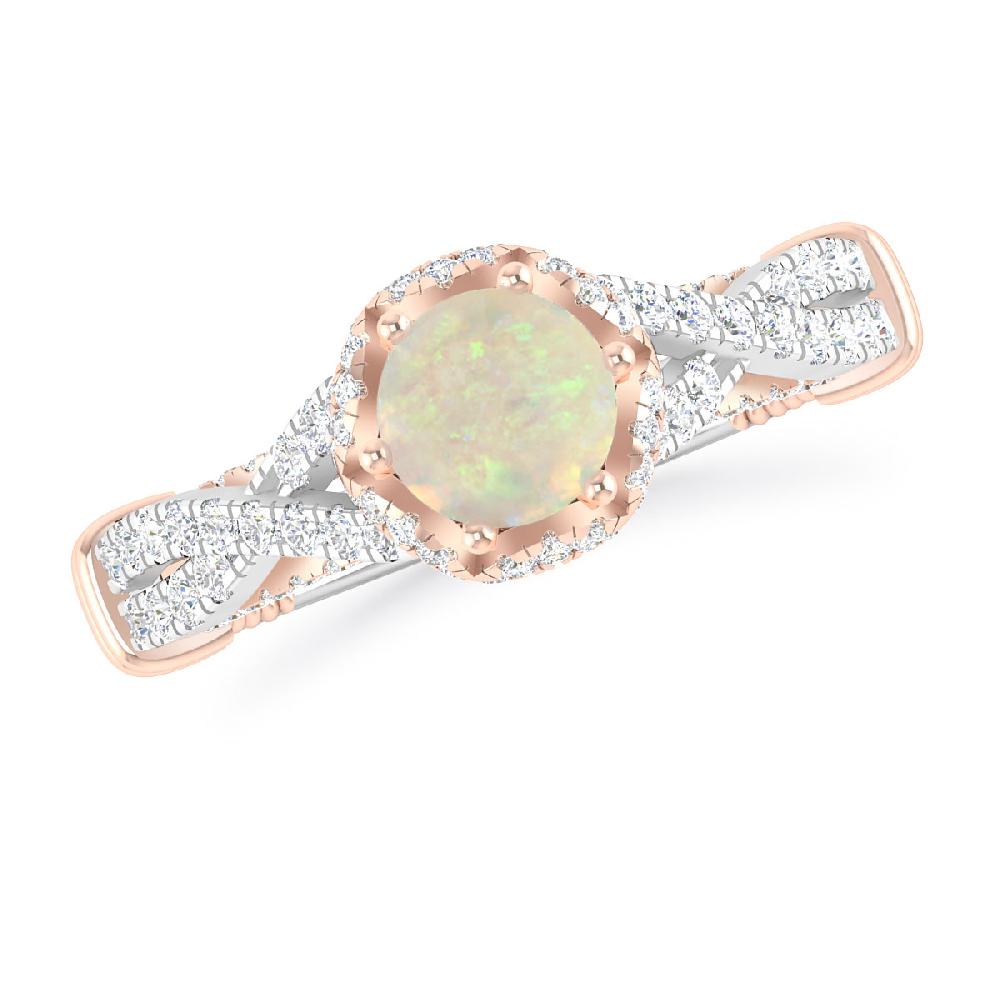 White Gold - Opal