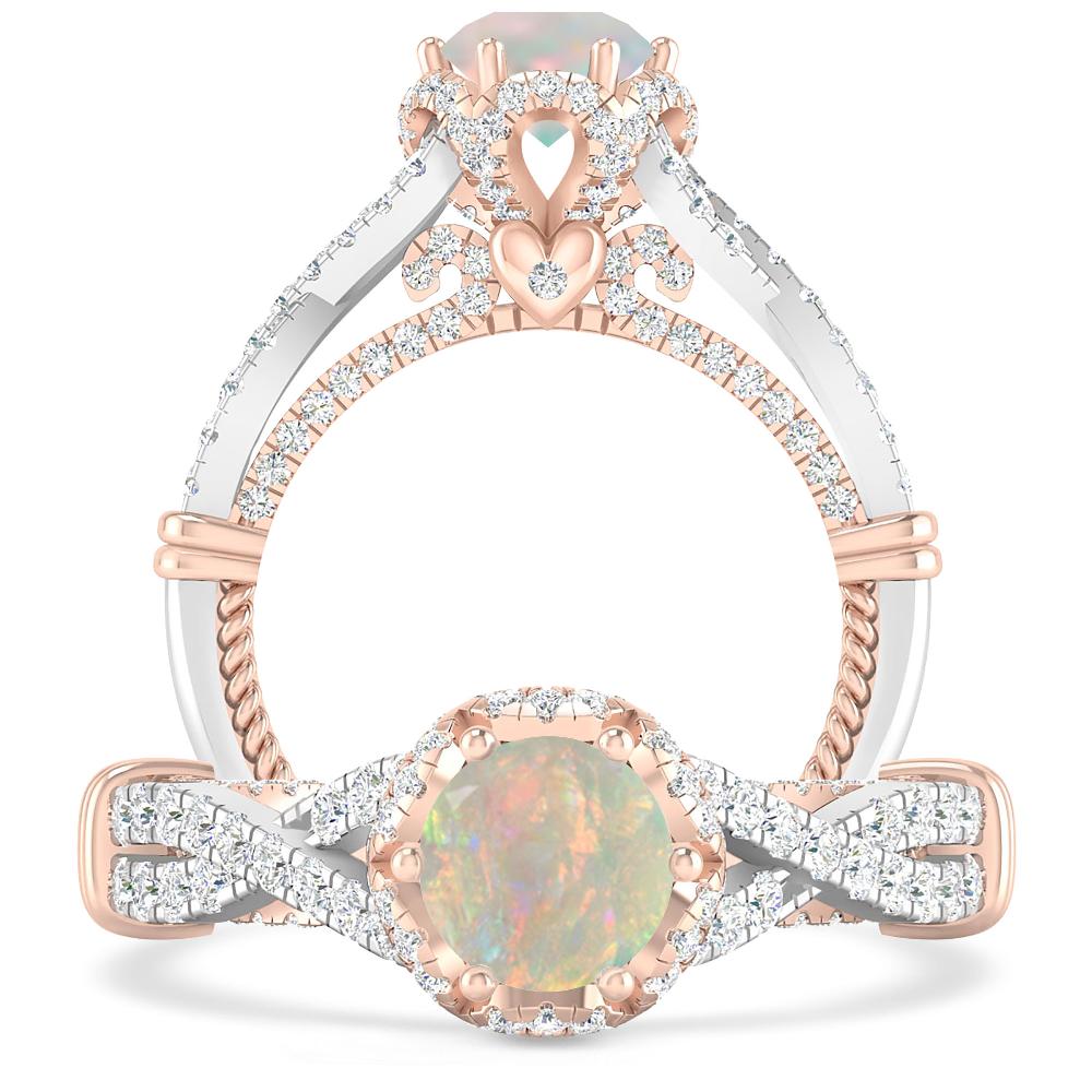 White Gold - Opal