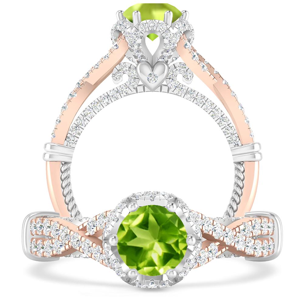 Rose Gold - Peridot