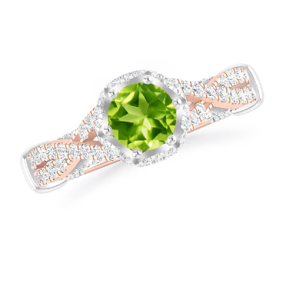 Rose Gold - Peridot