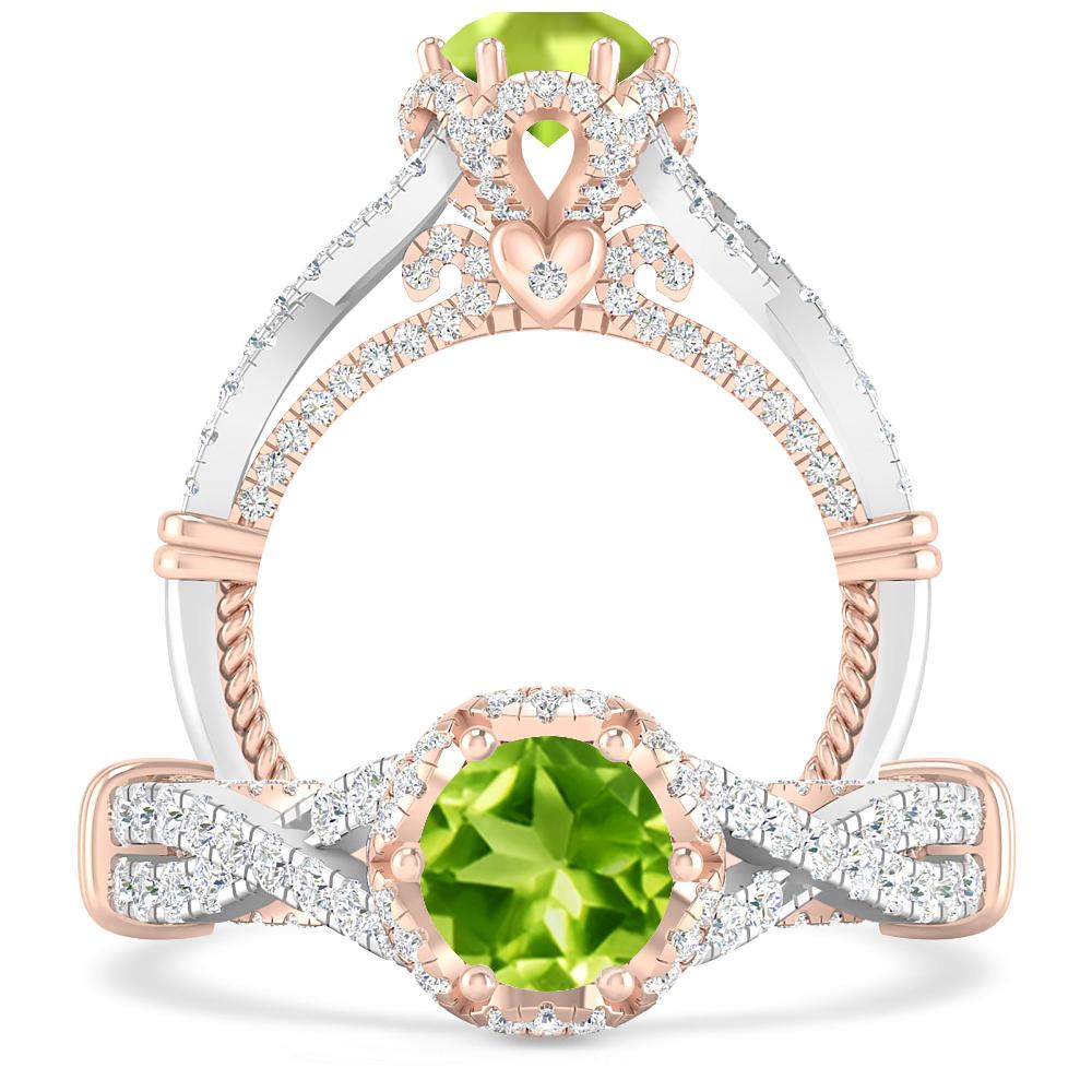 White Gold - Peridot