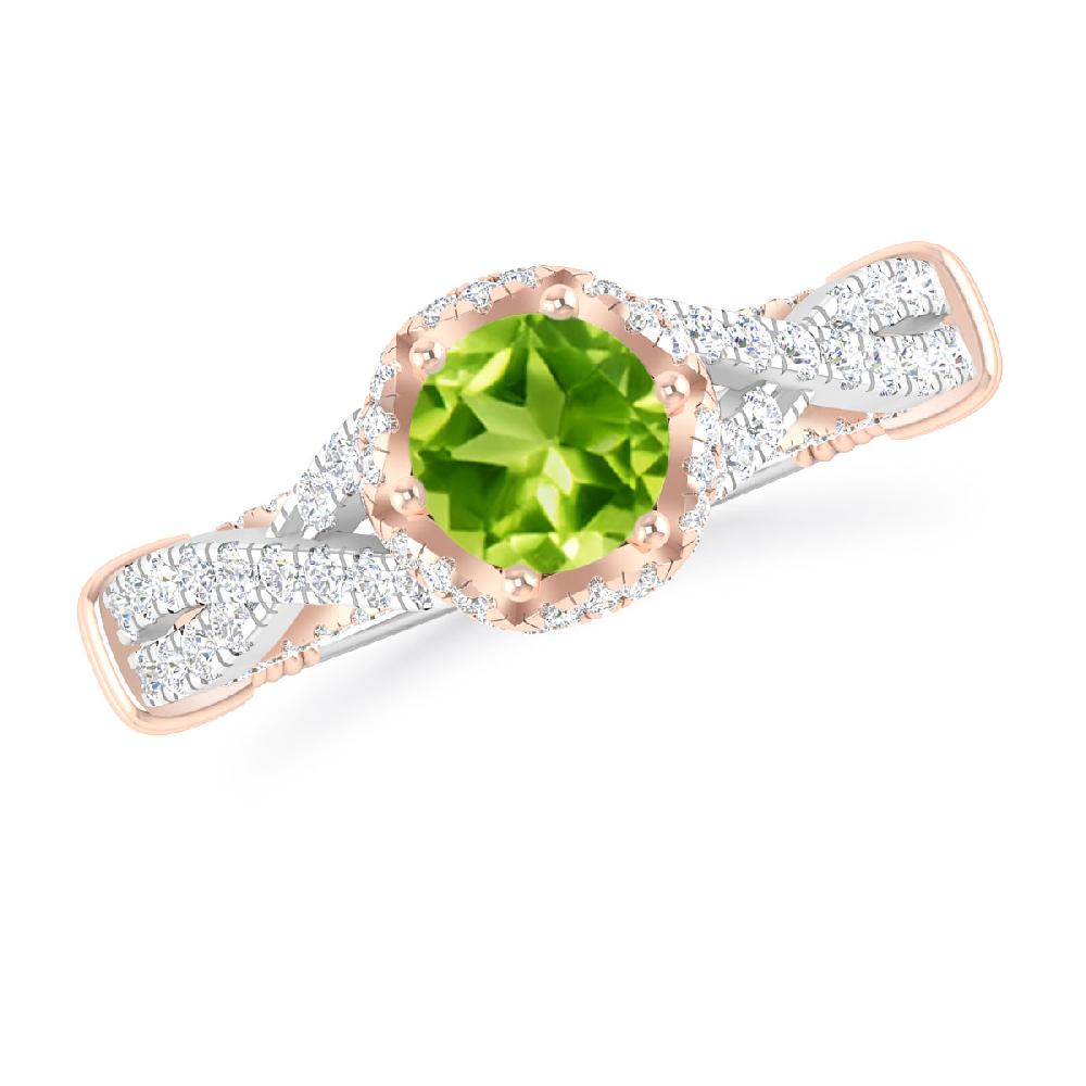 White Gold - Peridot