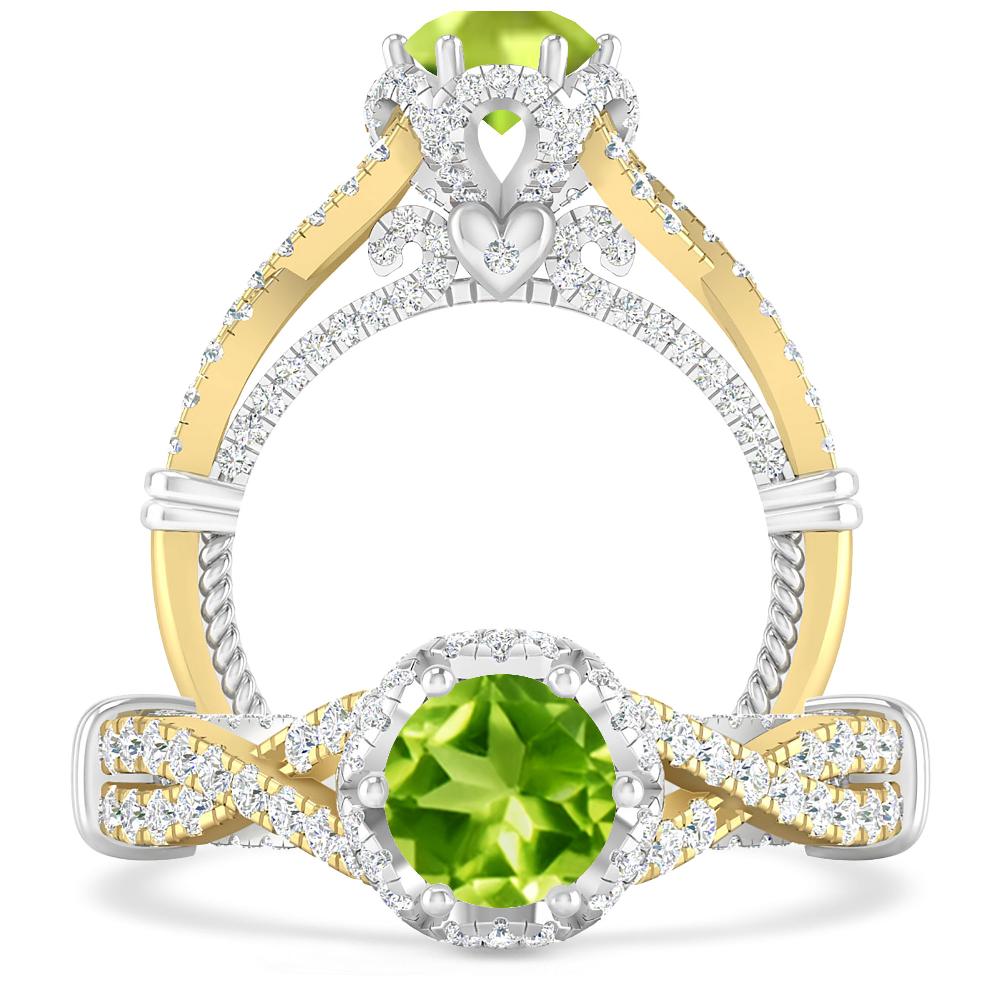 Yellow Gold - Peridot