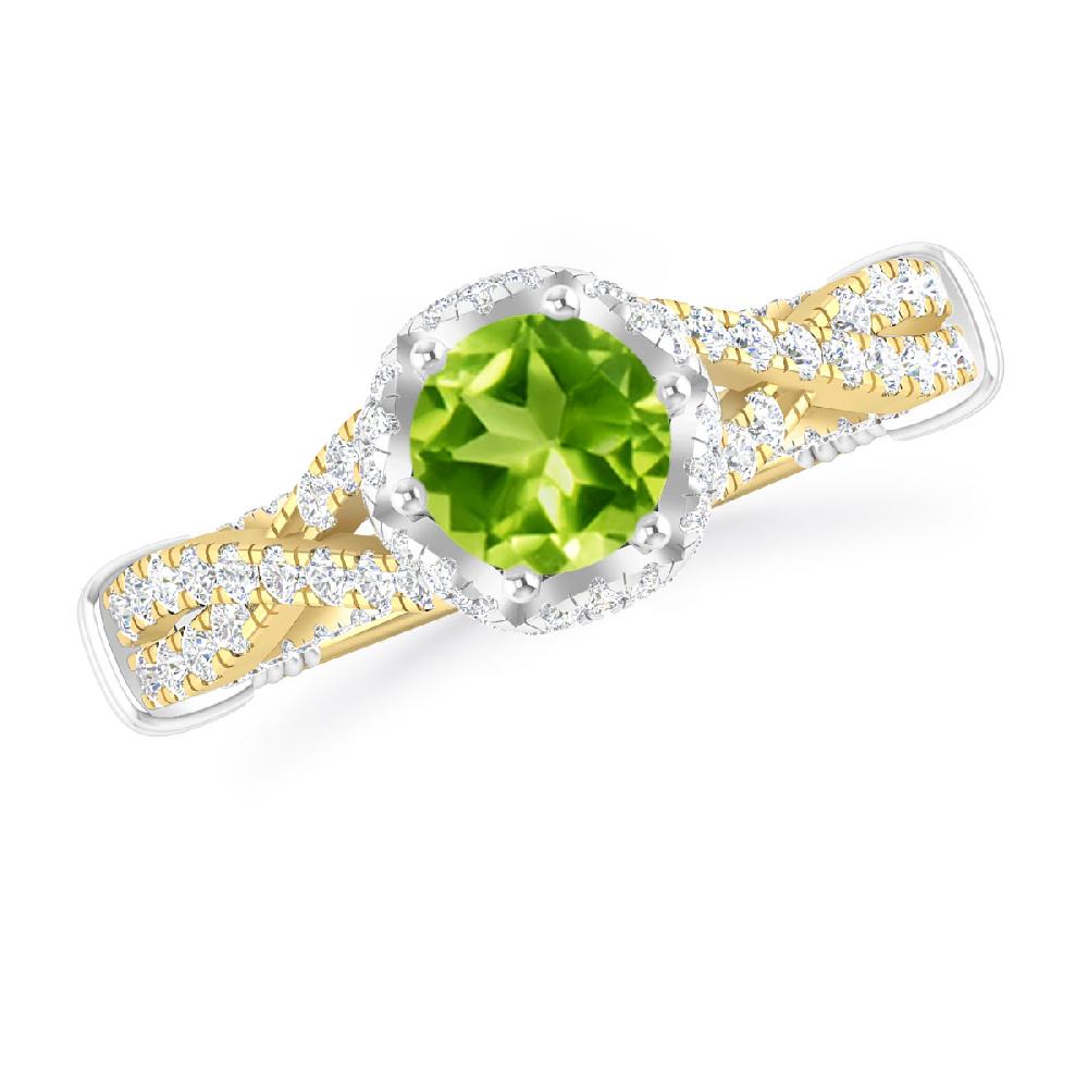 Yellow Gold - Peridot