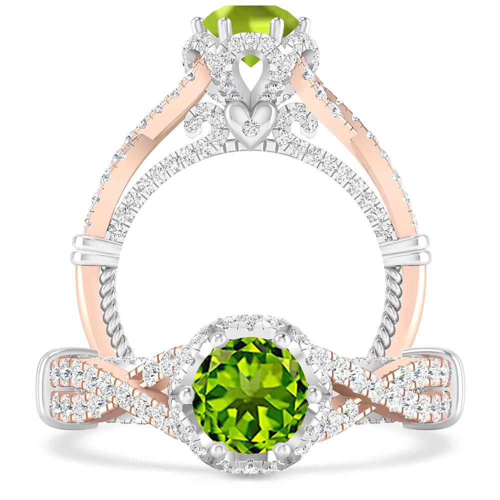 Rose Gold - Peridot