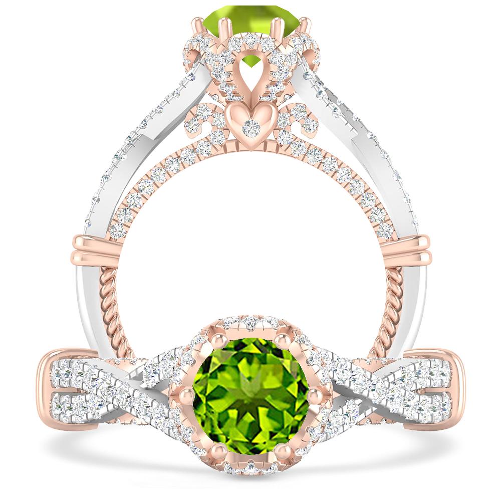 White Gold - Peridot