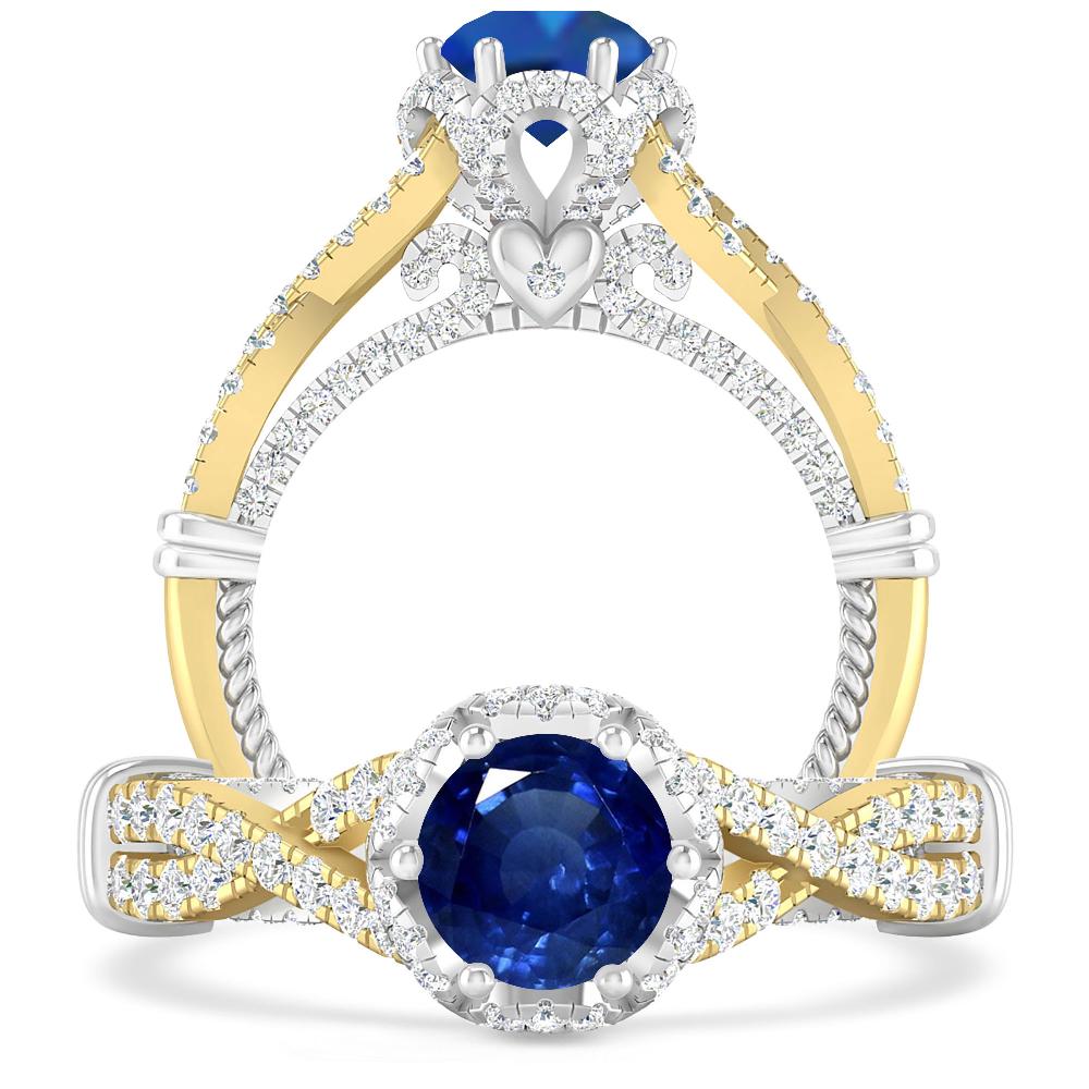 Yellow Gold - Sapphire