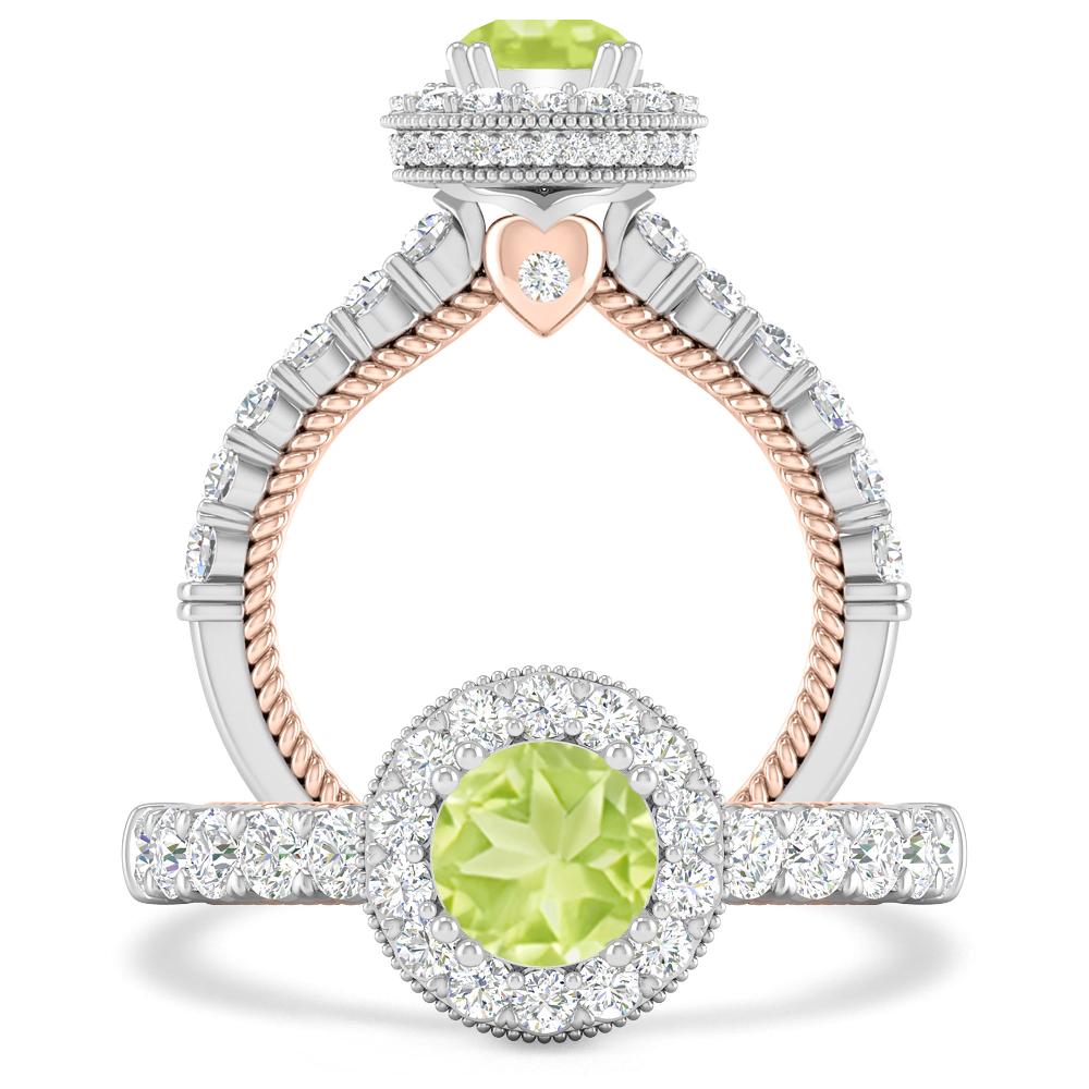 White Gold - Peridot