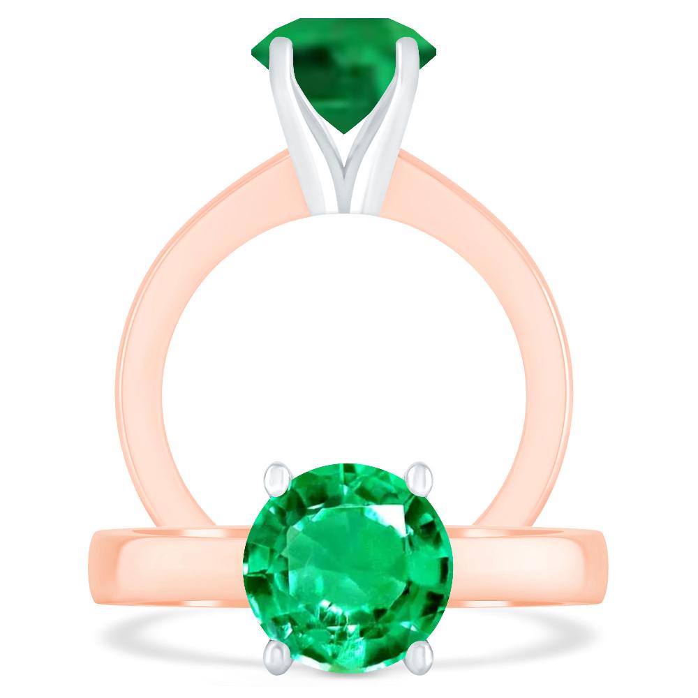 Rose Gold - Emerald