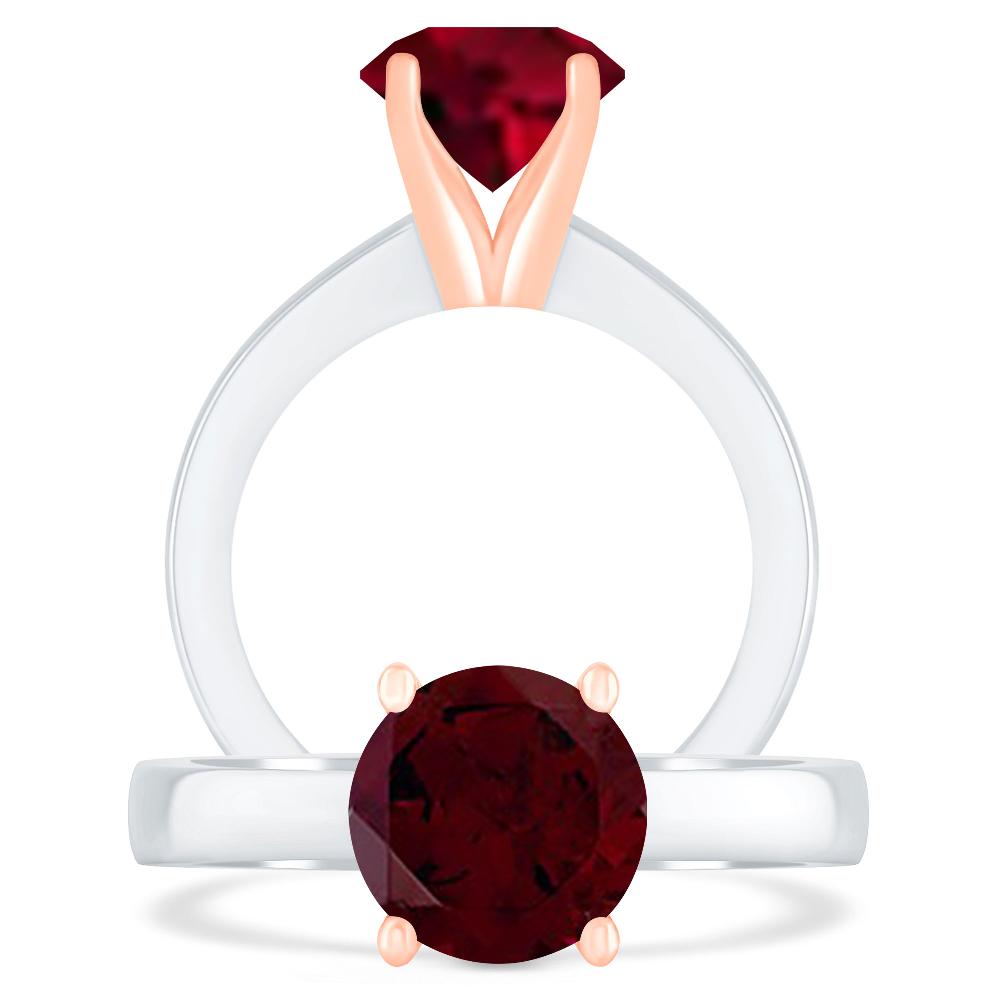 White Gold - Garnet