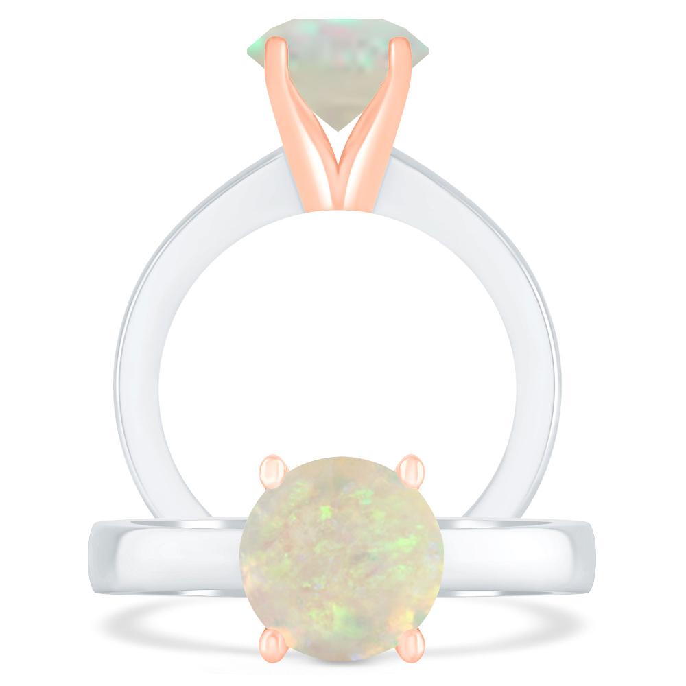 White Gold - Opal