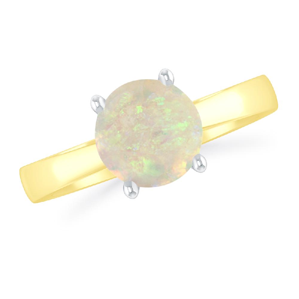 Yellow Gold - Opal