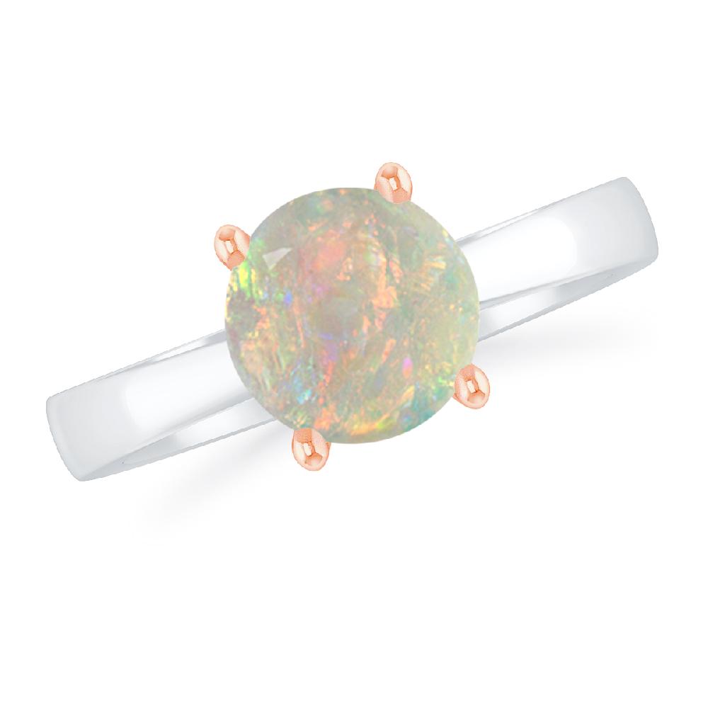 White Gold - Opal