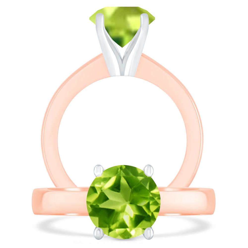 Rose Gold - Peridot