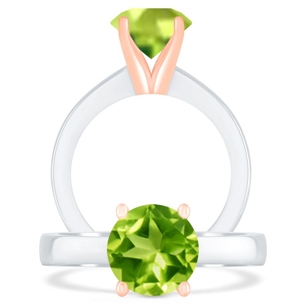 White Gold - Peridot