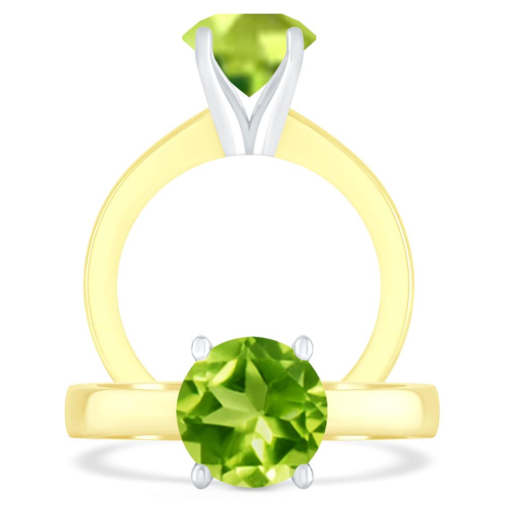 Yellow Gold - Peridot