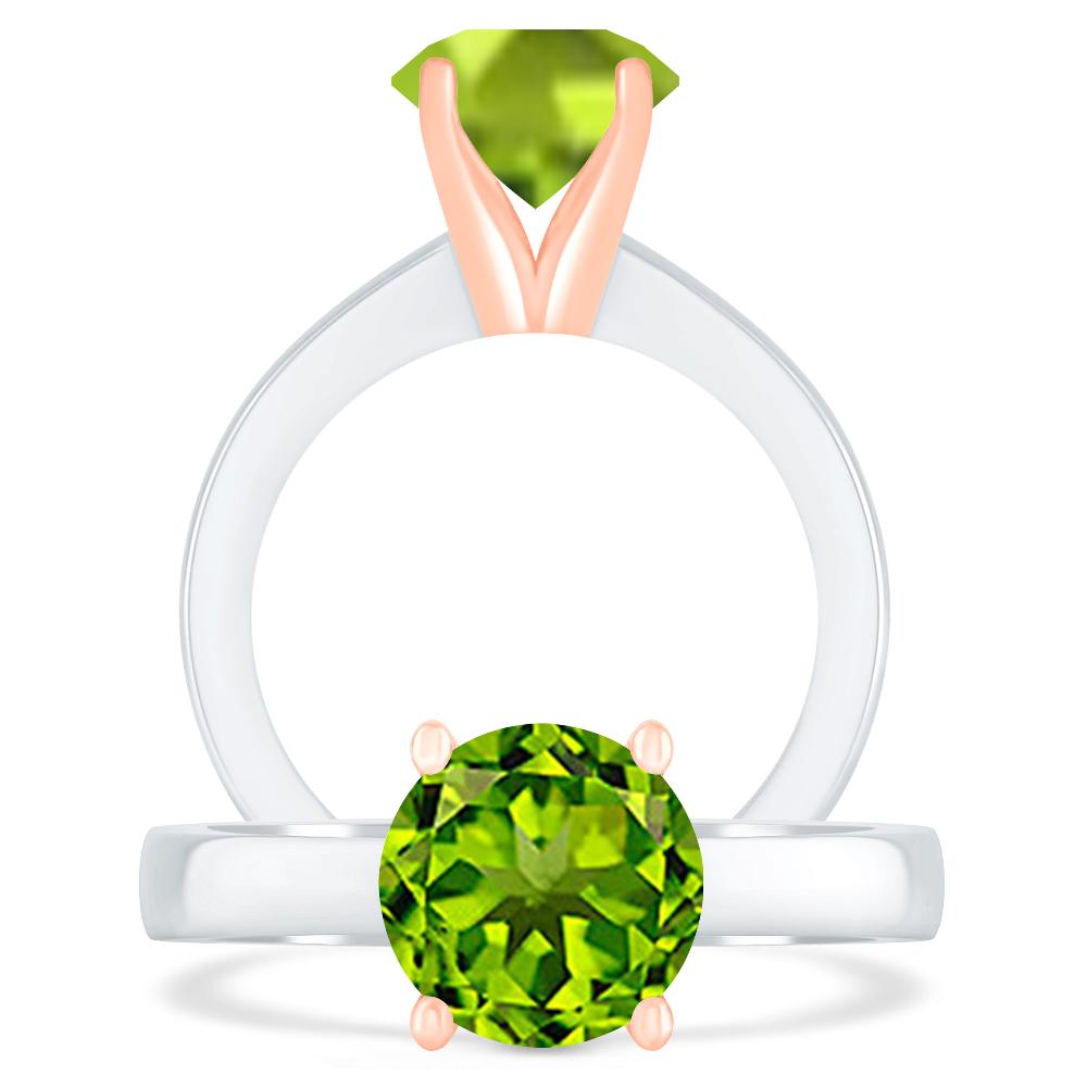 White Gold - Peridot