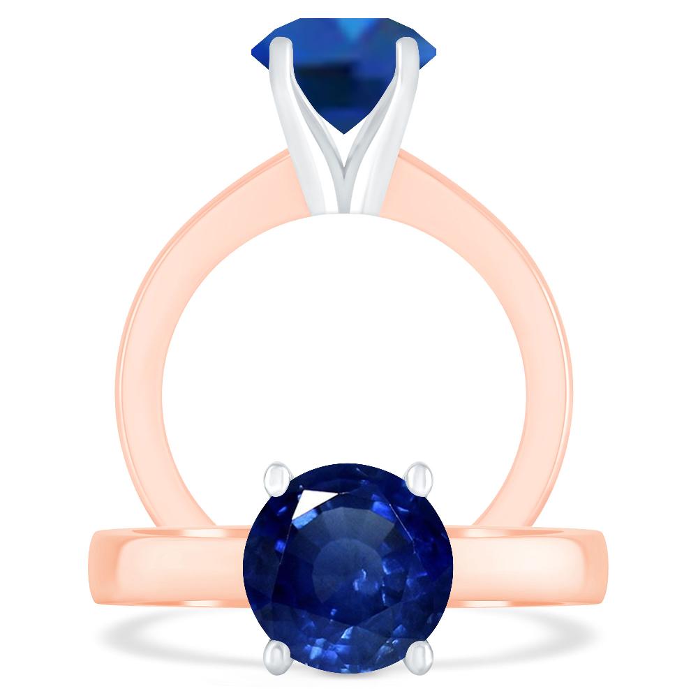 Rose Gold - Sapphire