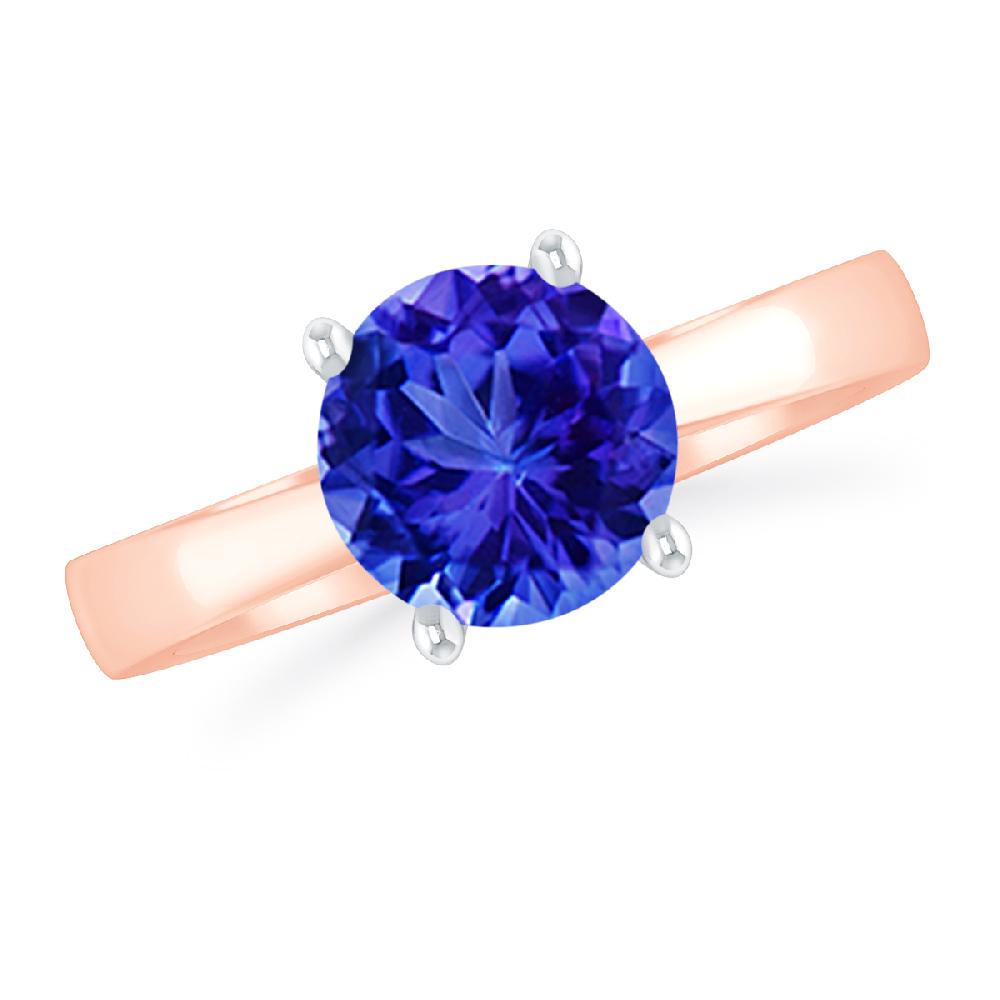 Rose Gold - Tanzanite