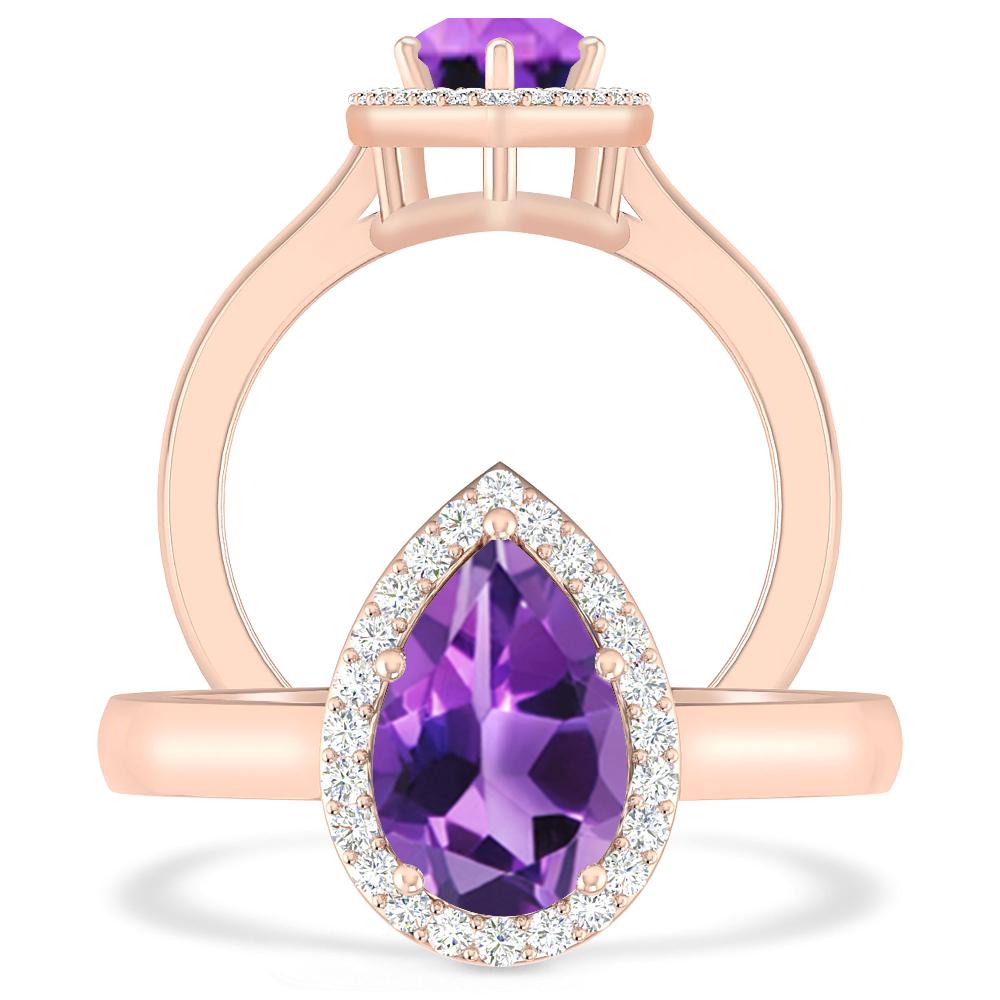 Rose Gold - Amethyst