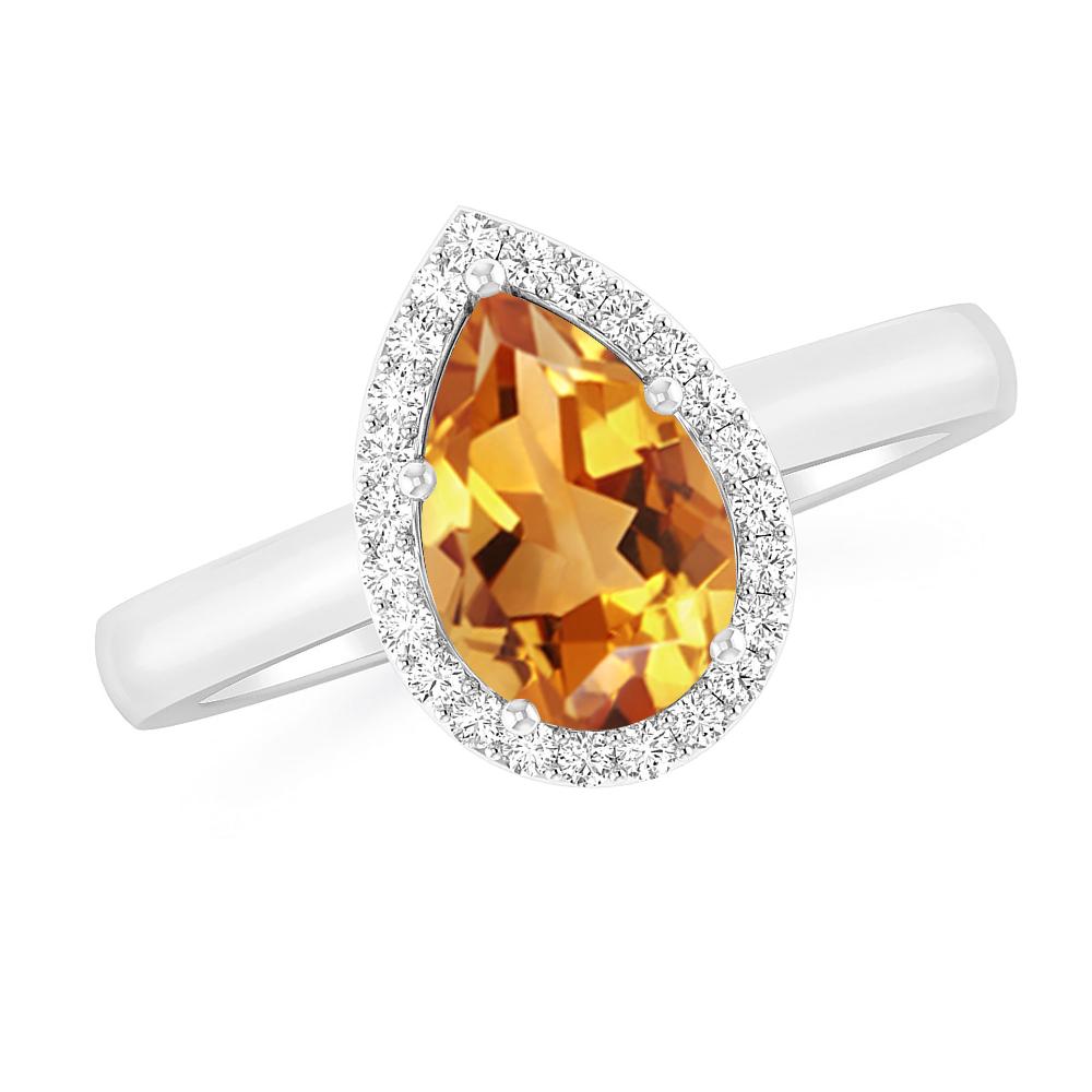 White Gold - Citrine
