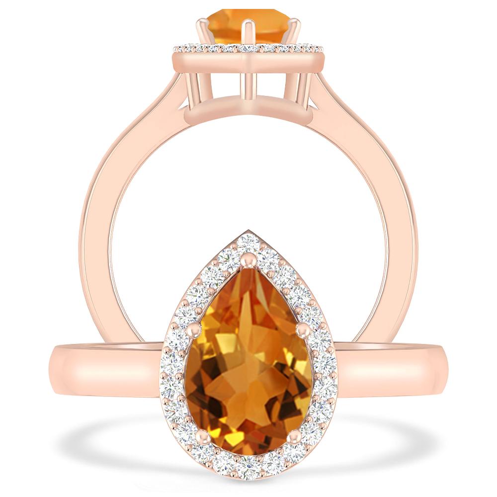 Rose Gold - Citrine