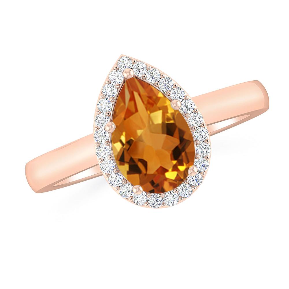 Rose Gold - Citrine