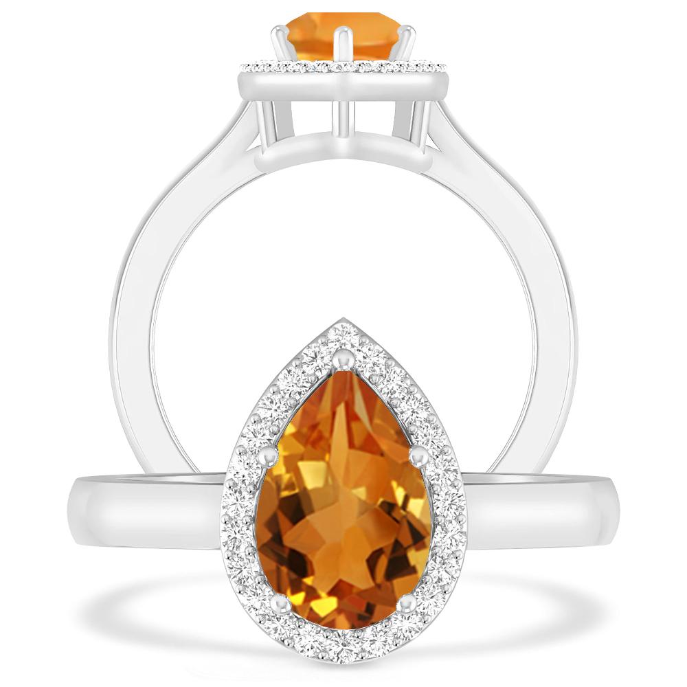 White Gold - Citrine