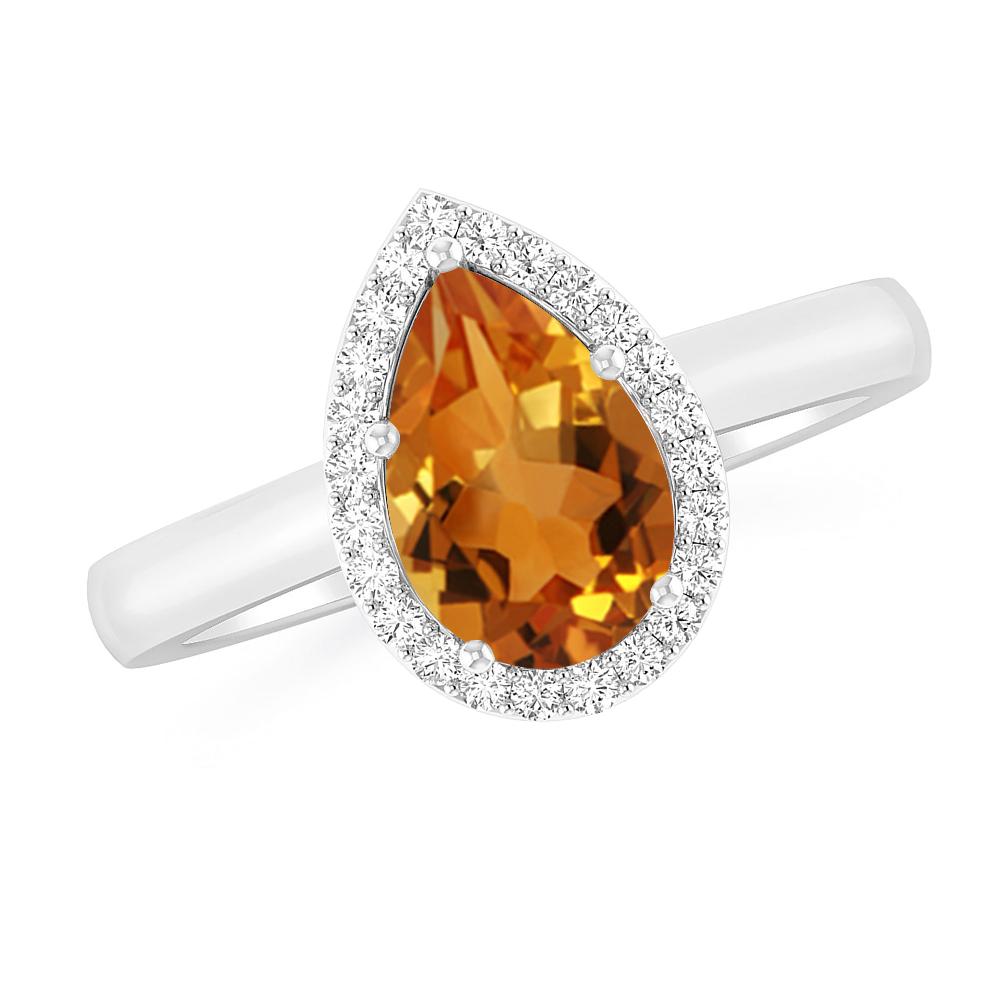 White Gold - Citrine