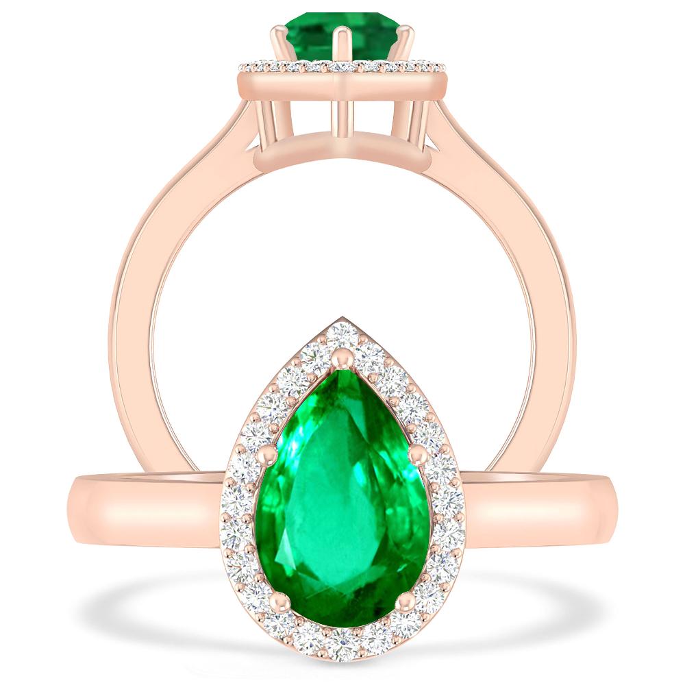 Rose Gold - Emerald