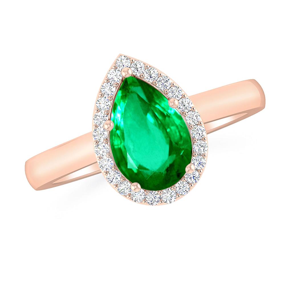 Rose Gold - Emerald