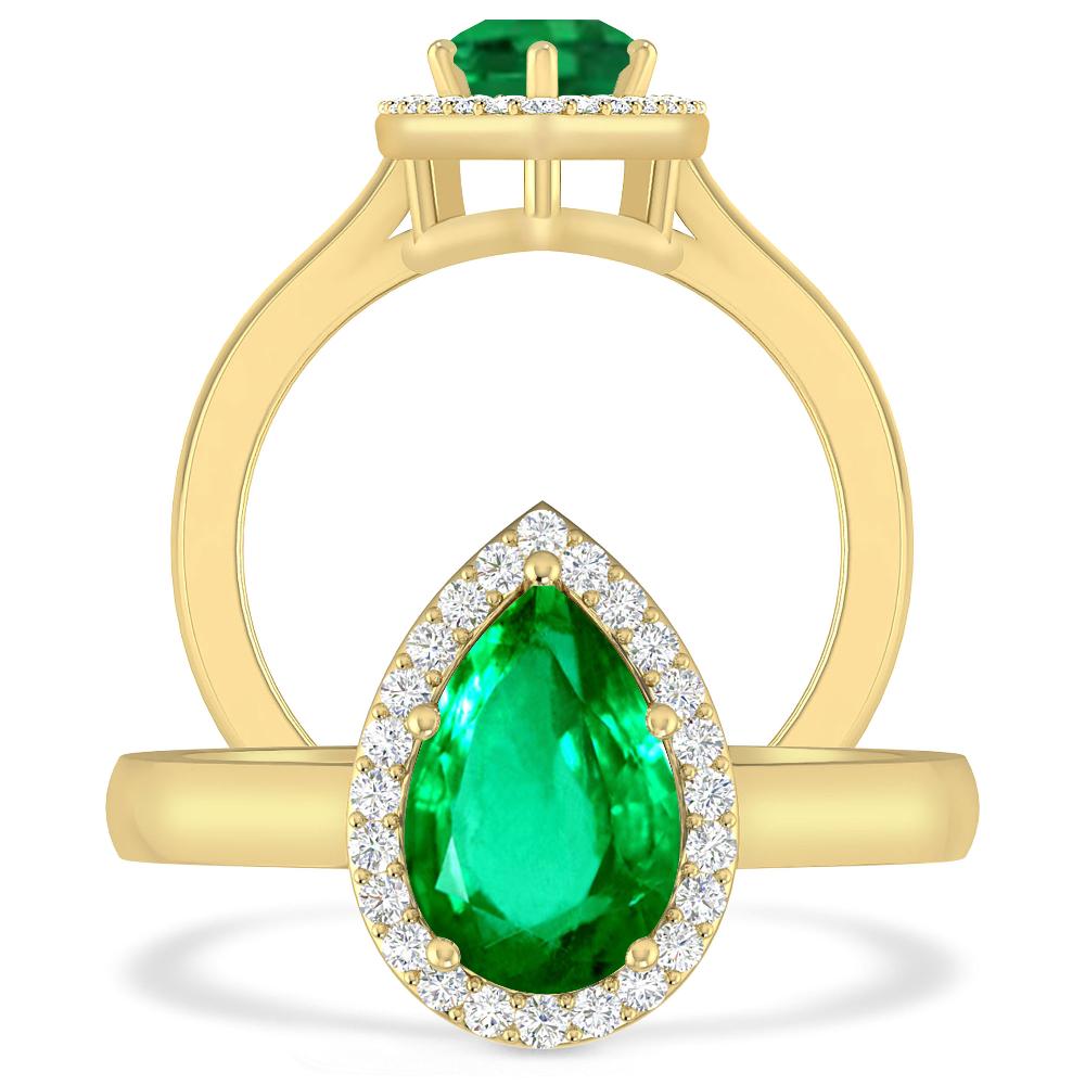 Yellow Gold - Emerald