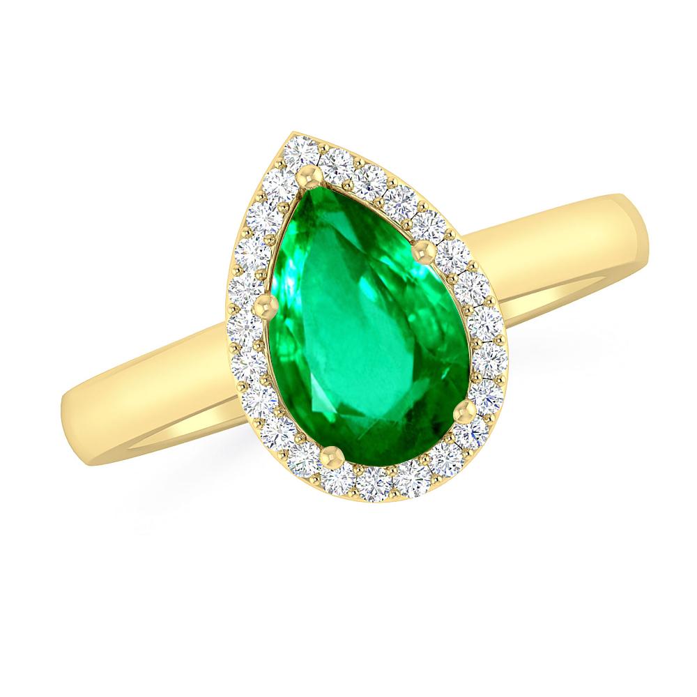 Yellow Gold - Emerald