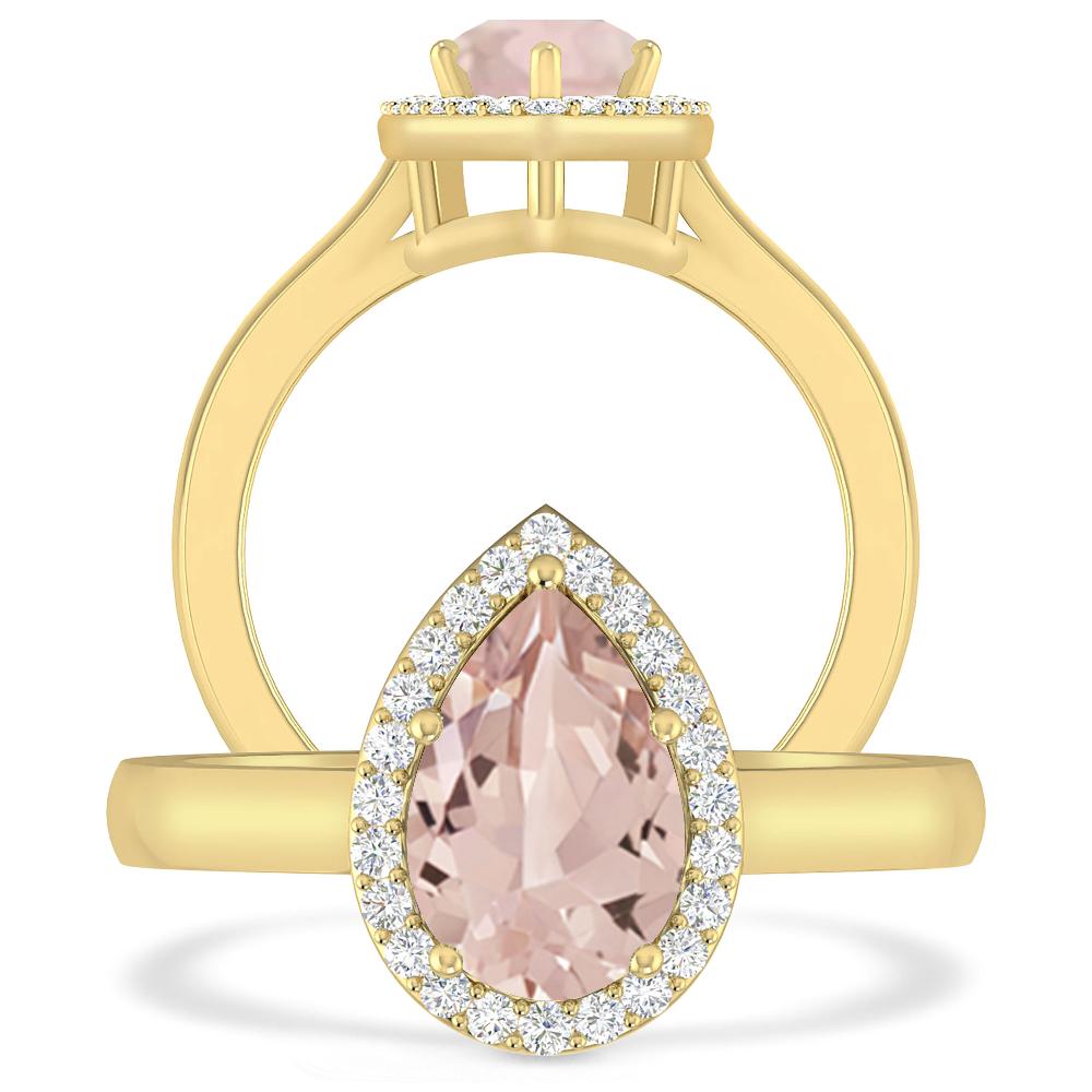 Yellow Gold - Morganite