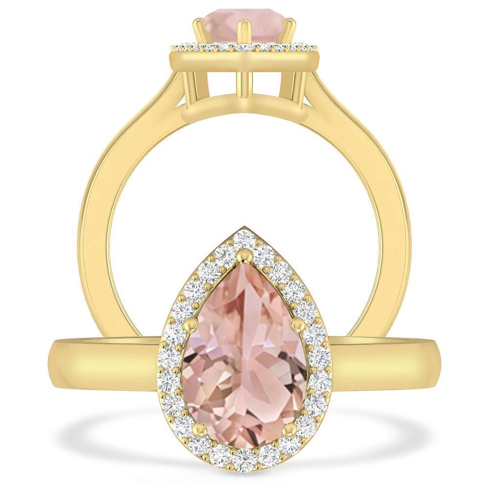 Yellow Gold - Morganite