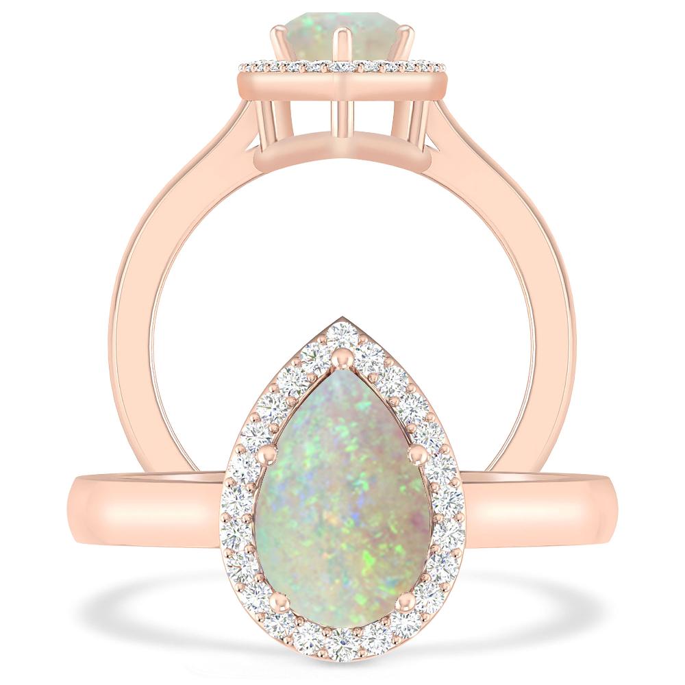 Rose Gold - Opal