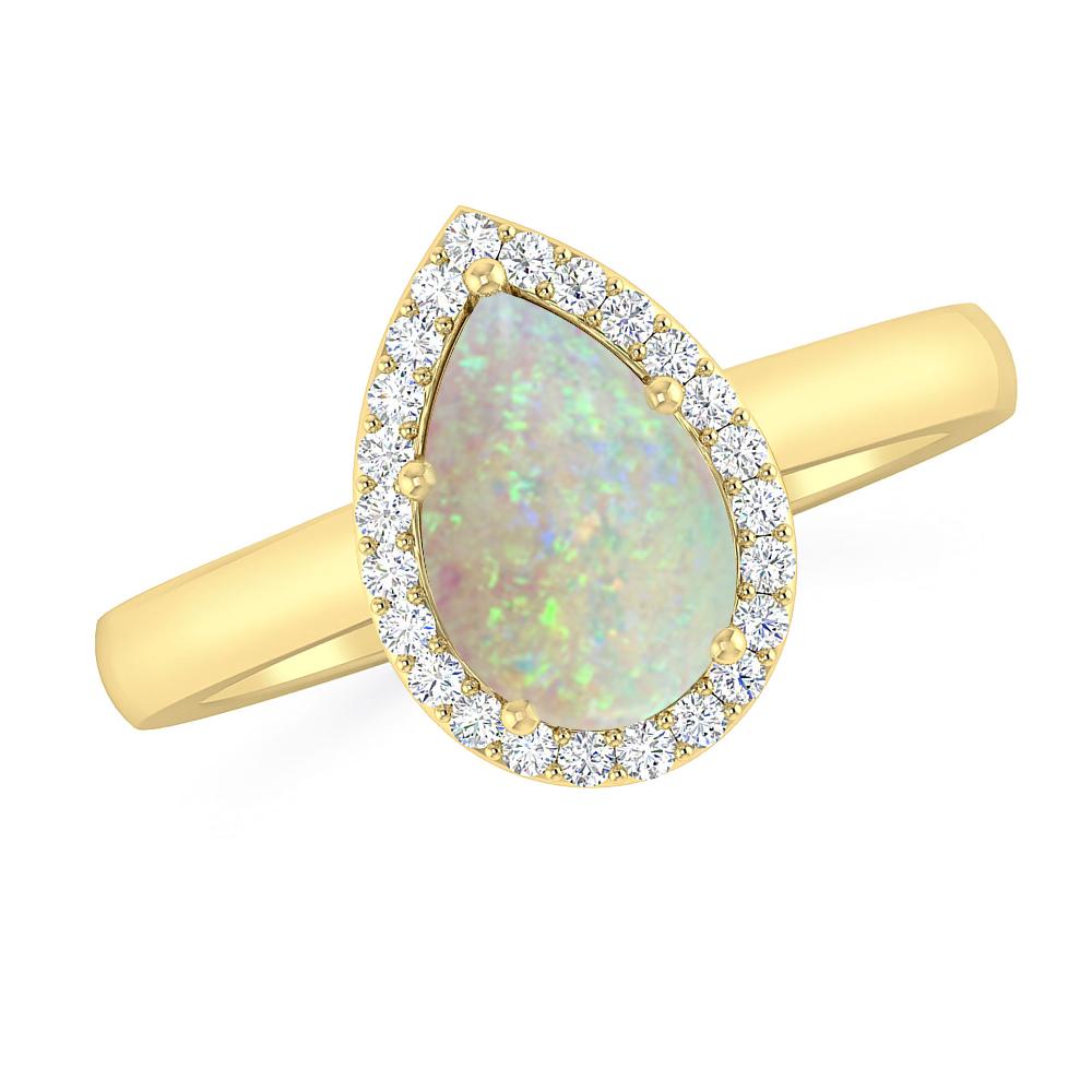 Yellow Gold - Opal