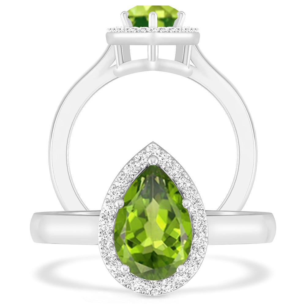 White Gold - Peridot